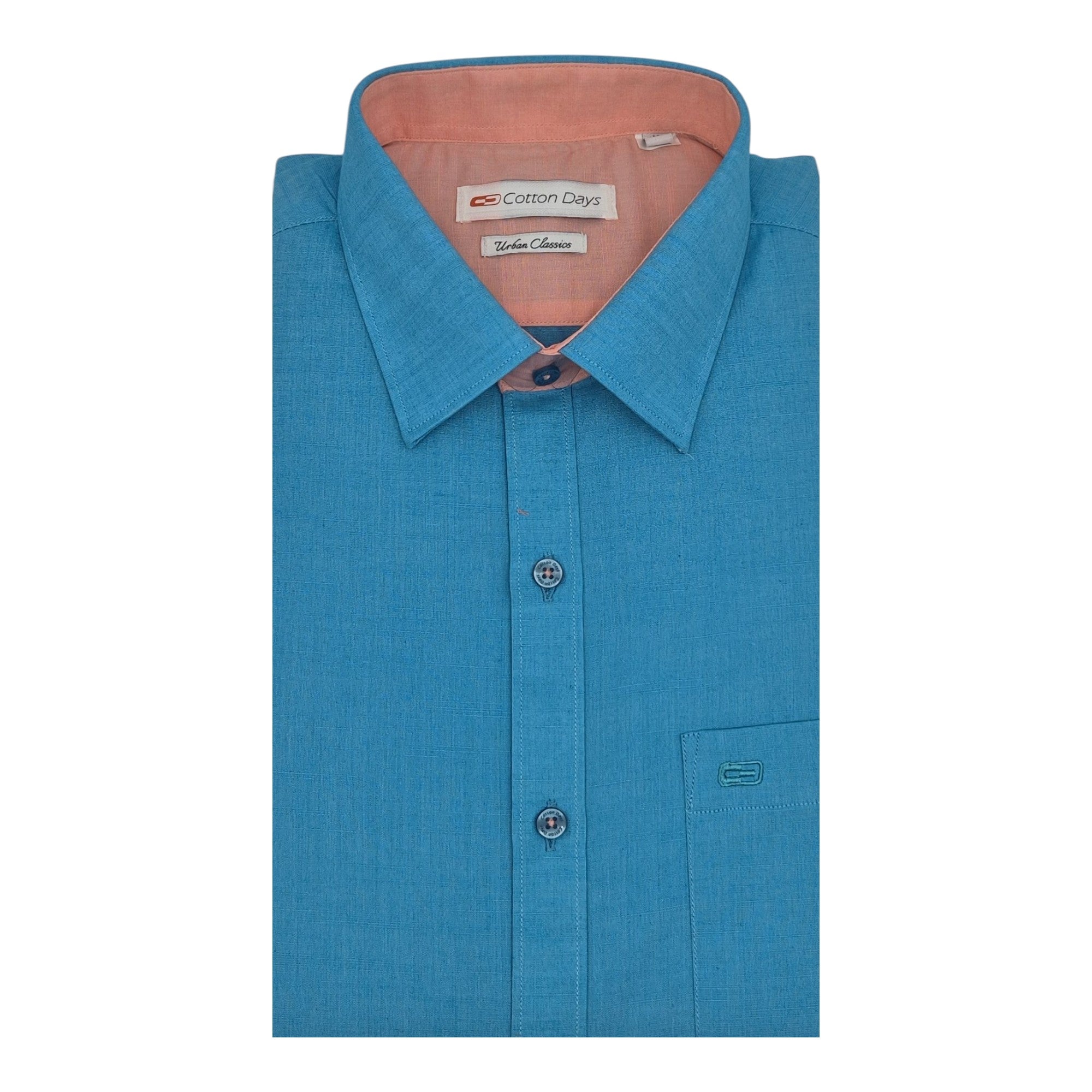 Mens long sleeve pocket premium cotton formal casual office ceremonial wear plain design shirts