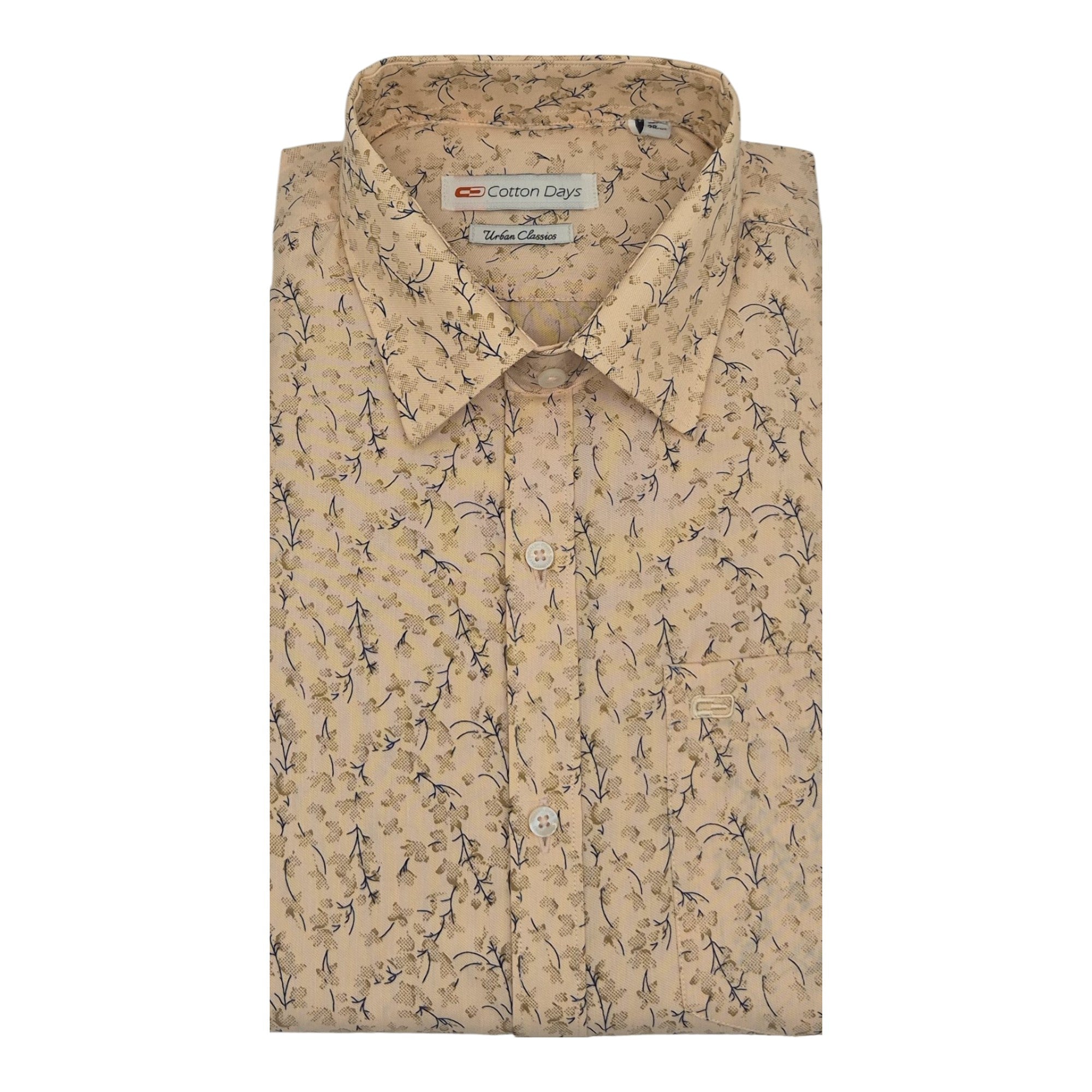 Mens long sleeve pocket cotton party casual ceremonial wear floral print colours shirts