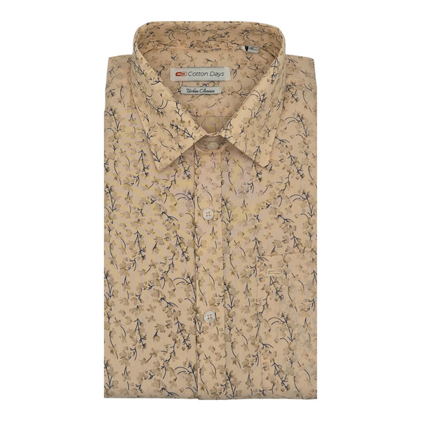 Mens long sleeve pocket cotton party casual ceremonial wear floral print colours shirts