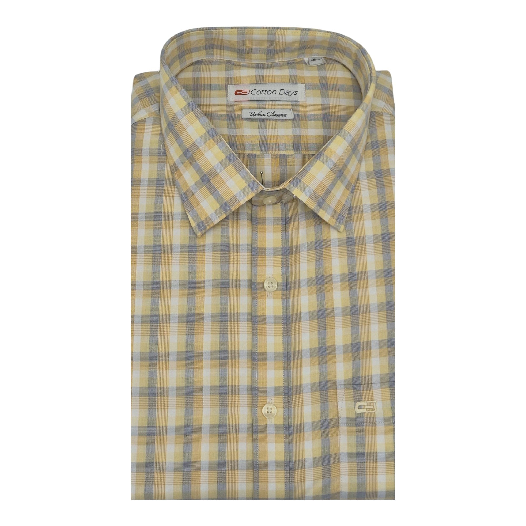 Mens long sleeve pocket cotton party casual ceremonial wear checks liht colours shirts