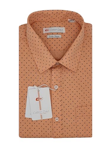 Men's Long Sleeve Printed Collared with Chest Pocket with Button Cuff Casual and Formal Shirt for Wedding Summer Beach wear a Regular fit Shirt