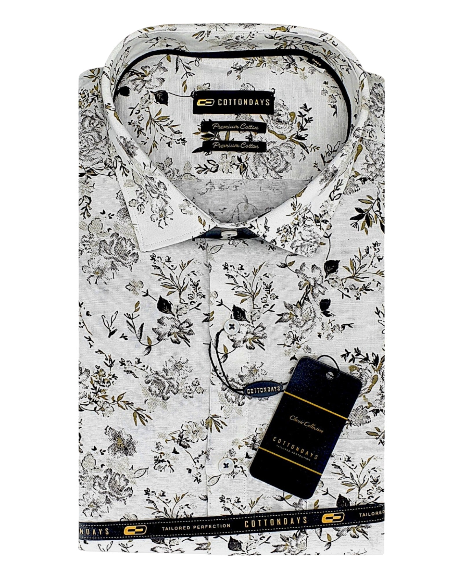 Mens long sleeve pocket cotton party casual ceremonial wear floral print colours shirts