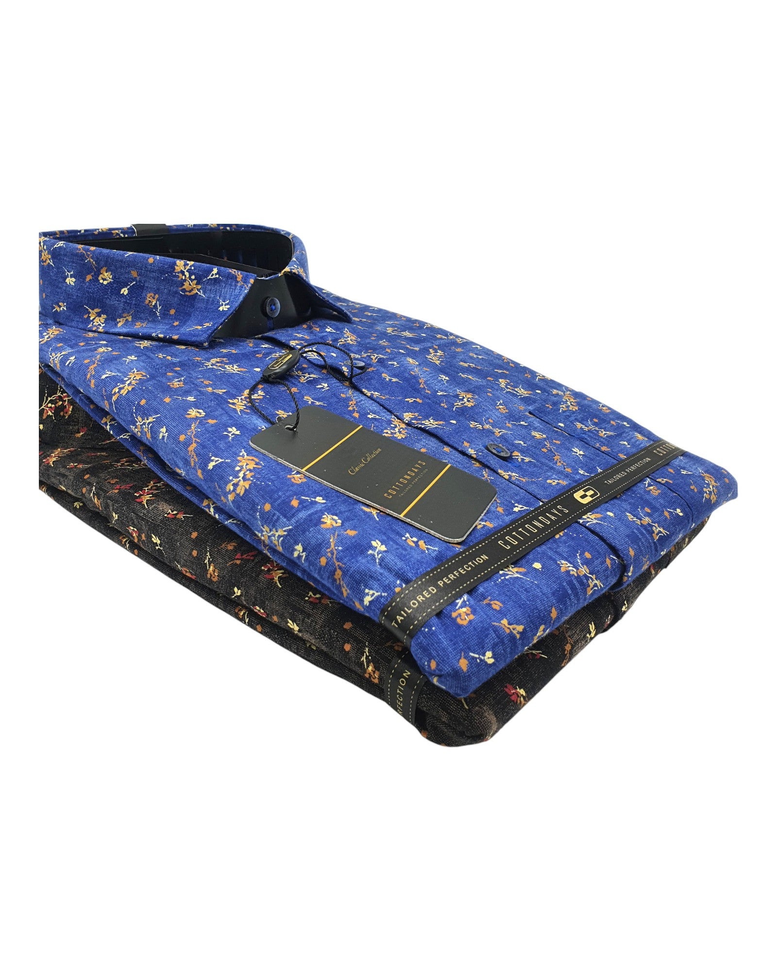 Men's long sleeve printed collared Casual with chest pocket with button cuff casual and formal shirt for wedding summer beach wear a regular fit shirt