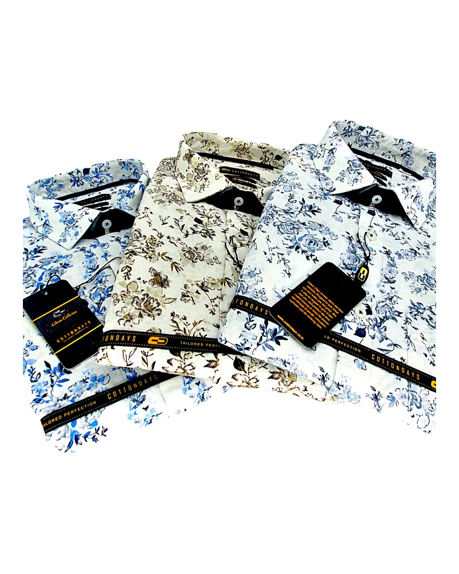 Mens long sleeve pocket cotton party casual ceremonial wear floral print colours shirts