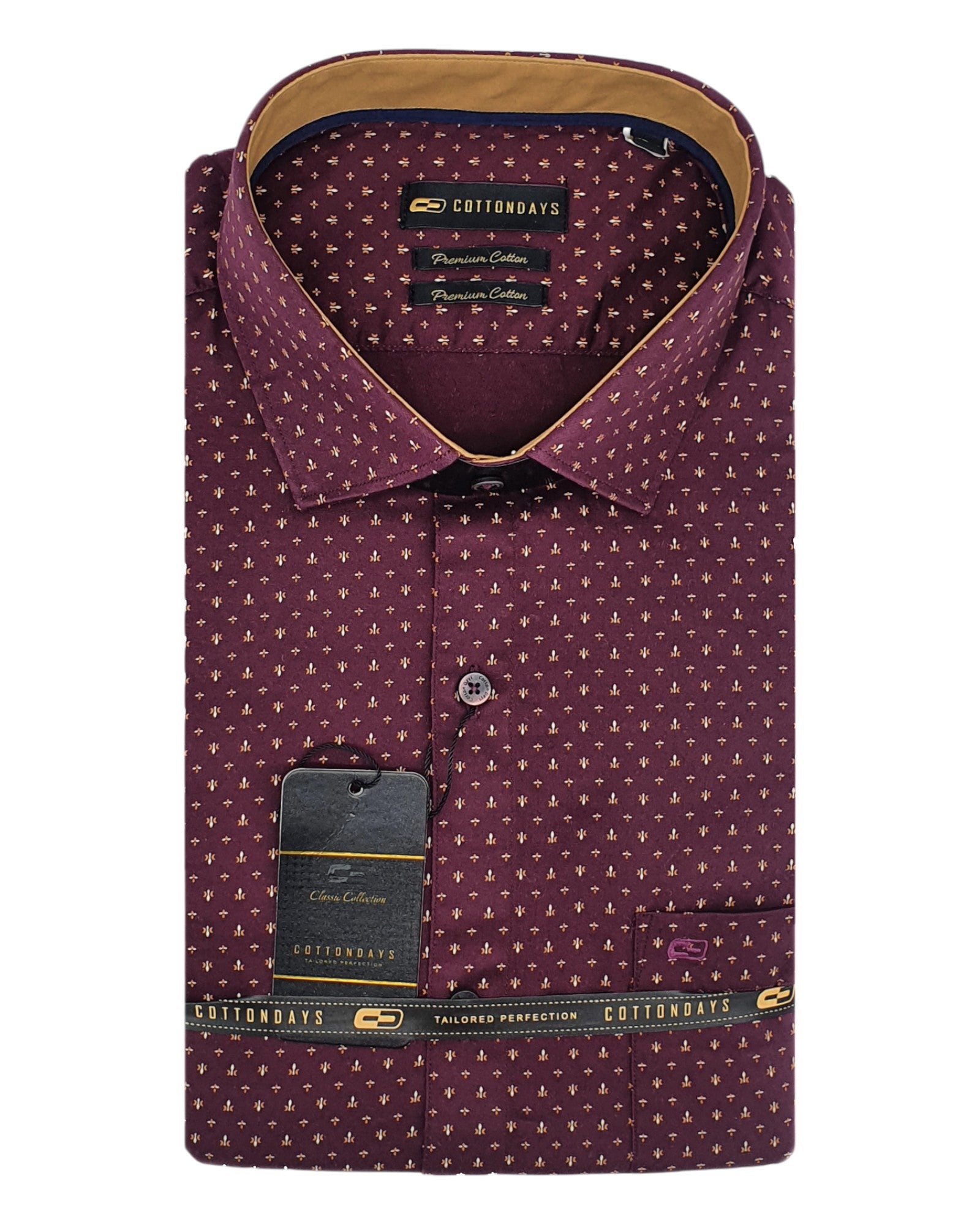 Mens long sleeve pocket cotton party casual ceremonial wear floral print colour shirts
