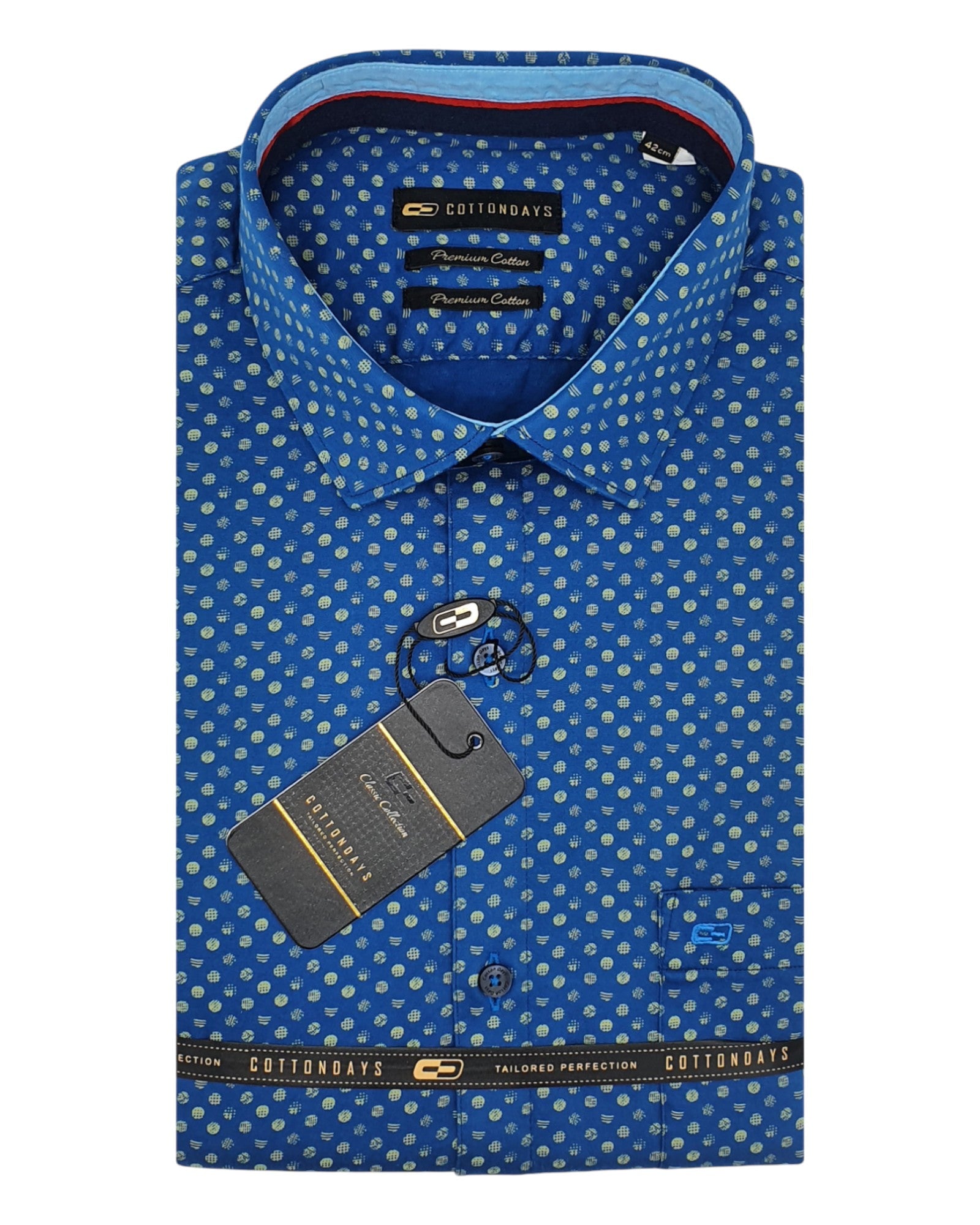 Mens long sleeve pocket cotton party casual ceremonial wear floral print colour shirts