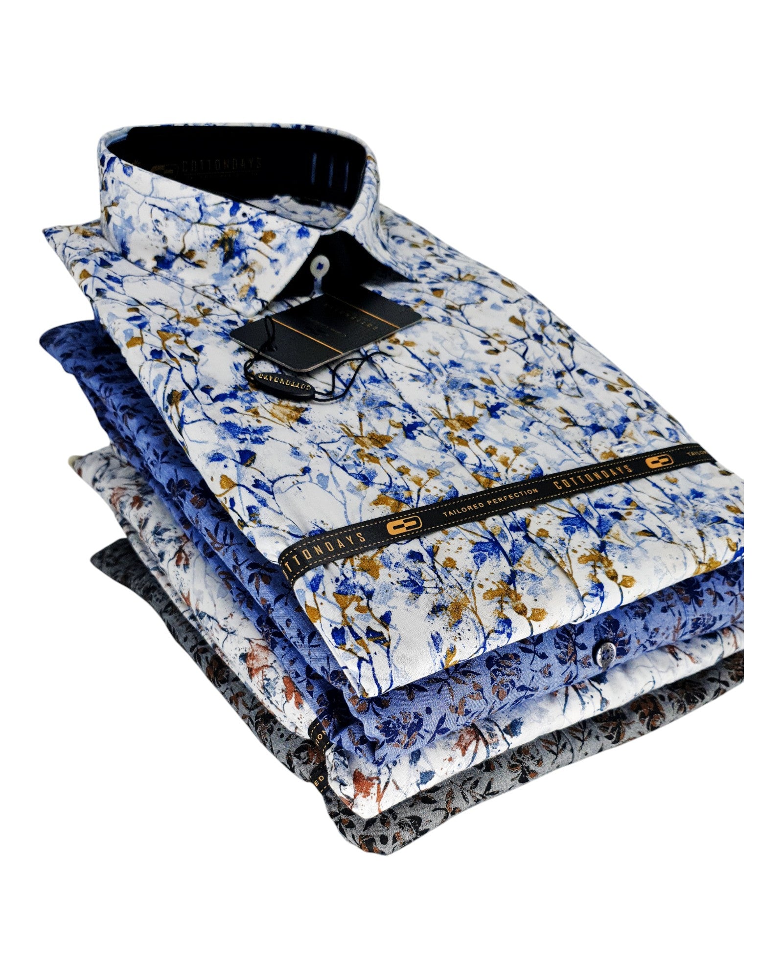 Mens long sleeve pocket cotton party casual ceremonial wear floral print colours shirts