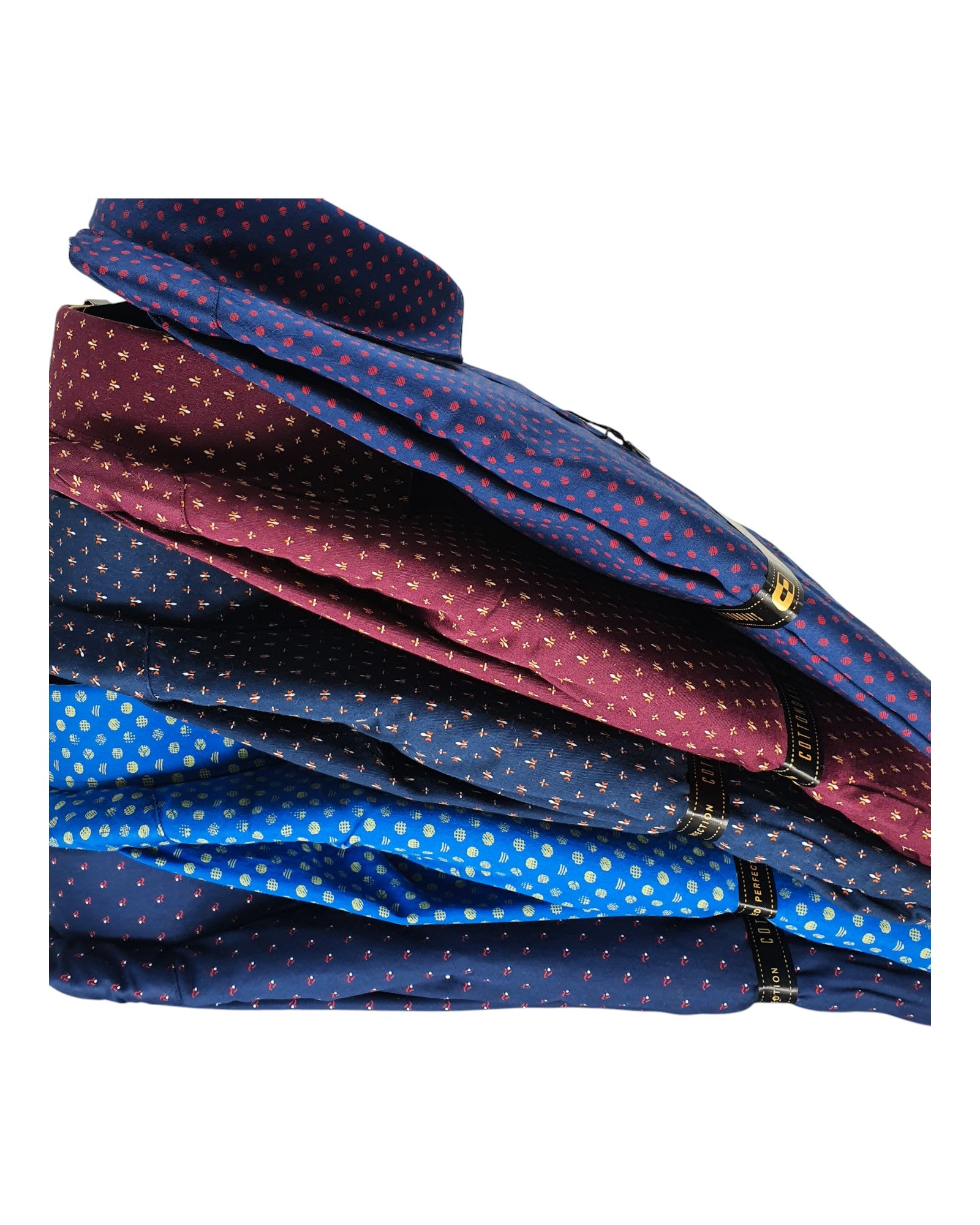 Mens long sleeve pocket cotton party casual ceremonial wear floral print colour shirts