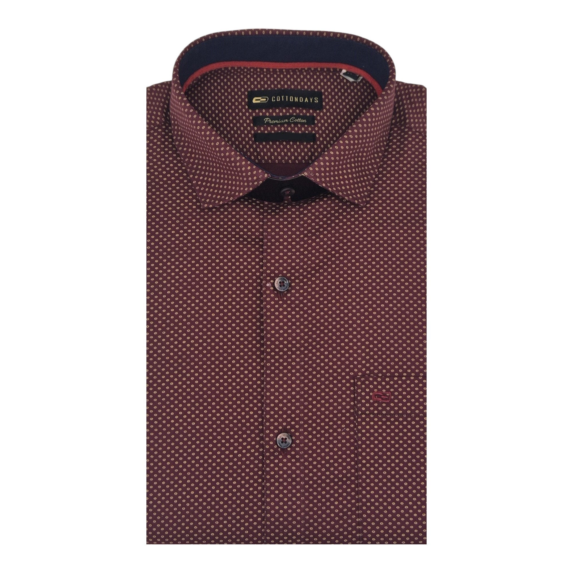 Mens long sleeve pocket cotton party casual ceremonial wear floral print colour shirts