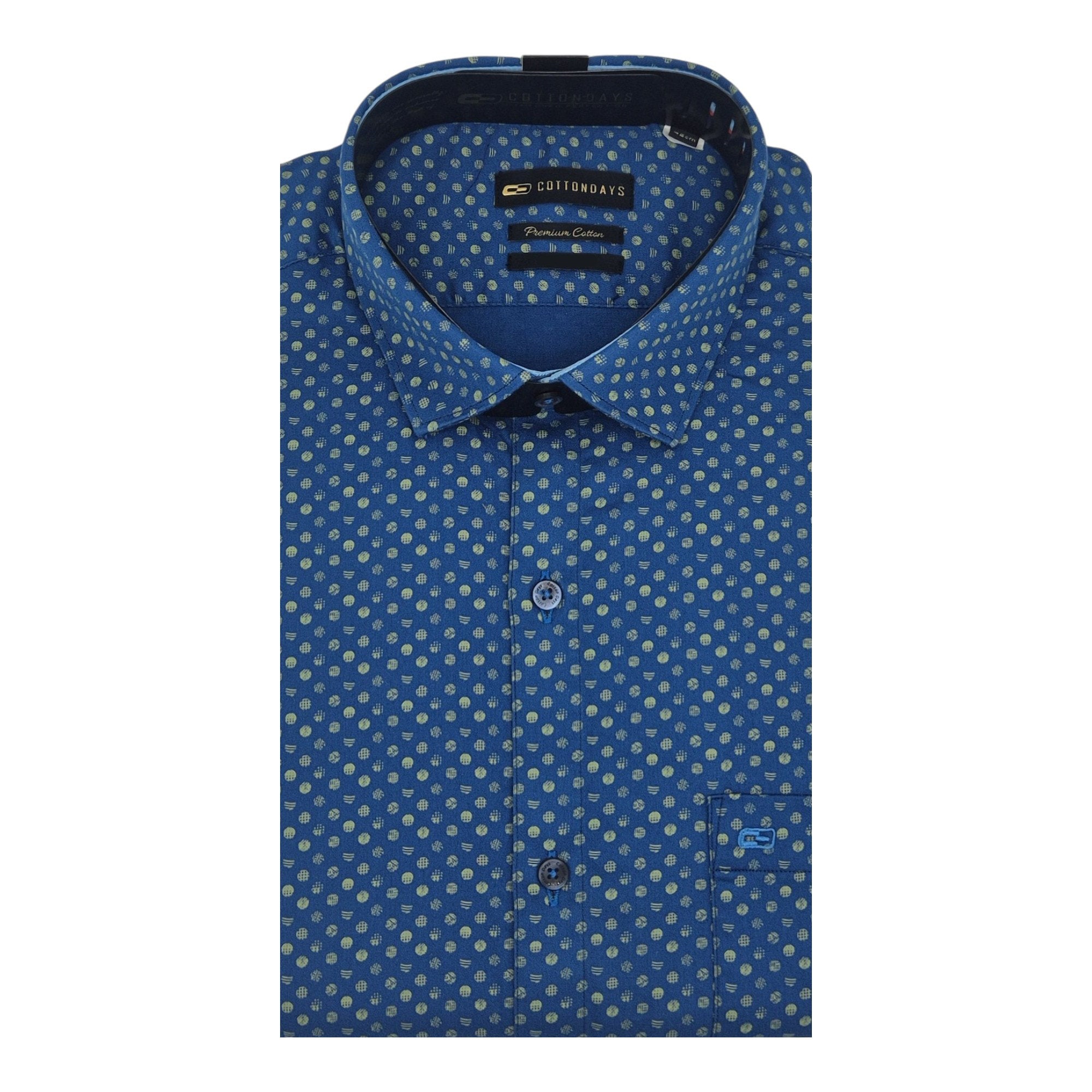 Mens long sleeve pocket cotton party casual ceremonial wear floral print colour shirts