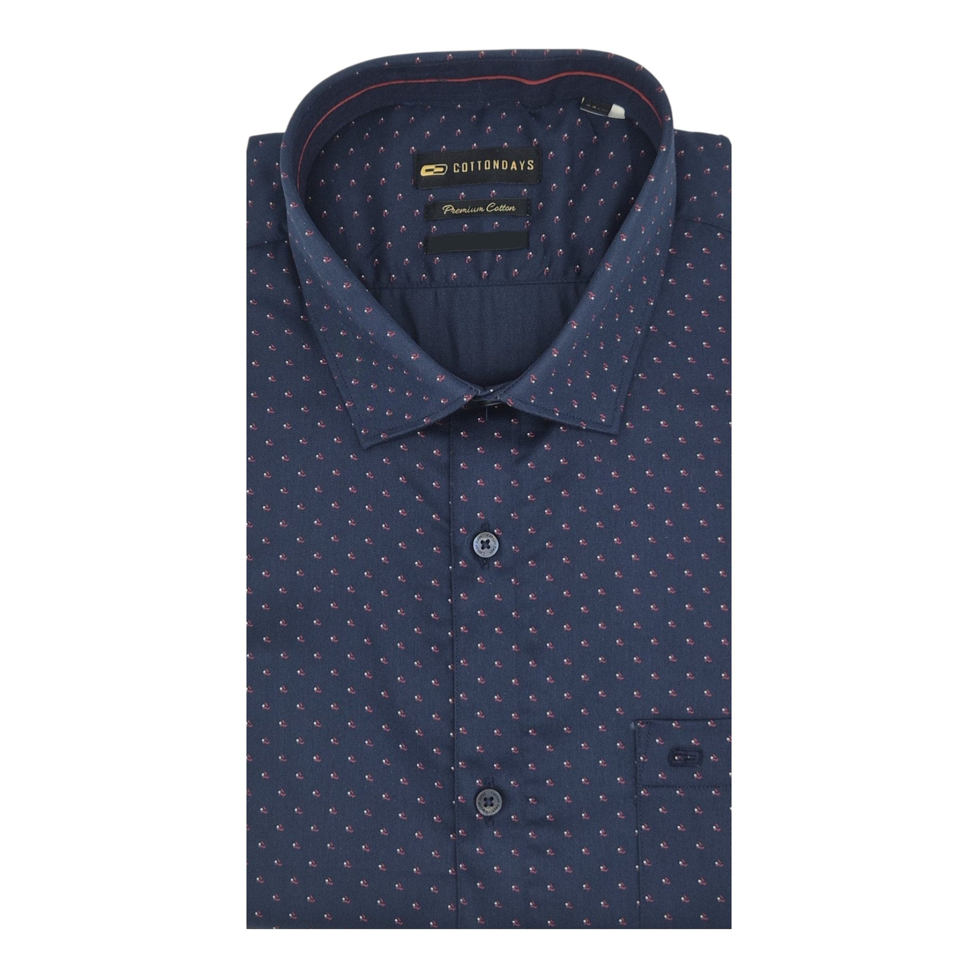 Mens long sleeve pocket cotton party casual ceremonial wear floral print colour shirts