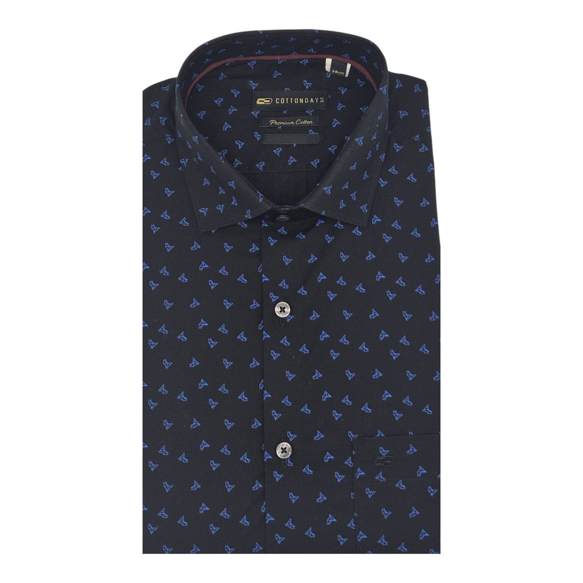Mens long sleeve pocket cotton party casual ceremonial wear  printed  colours shirts