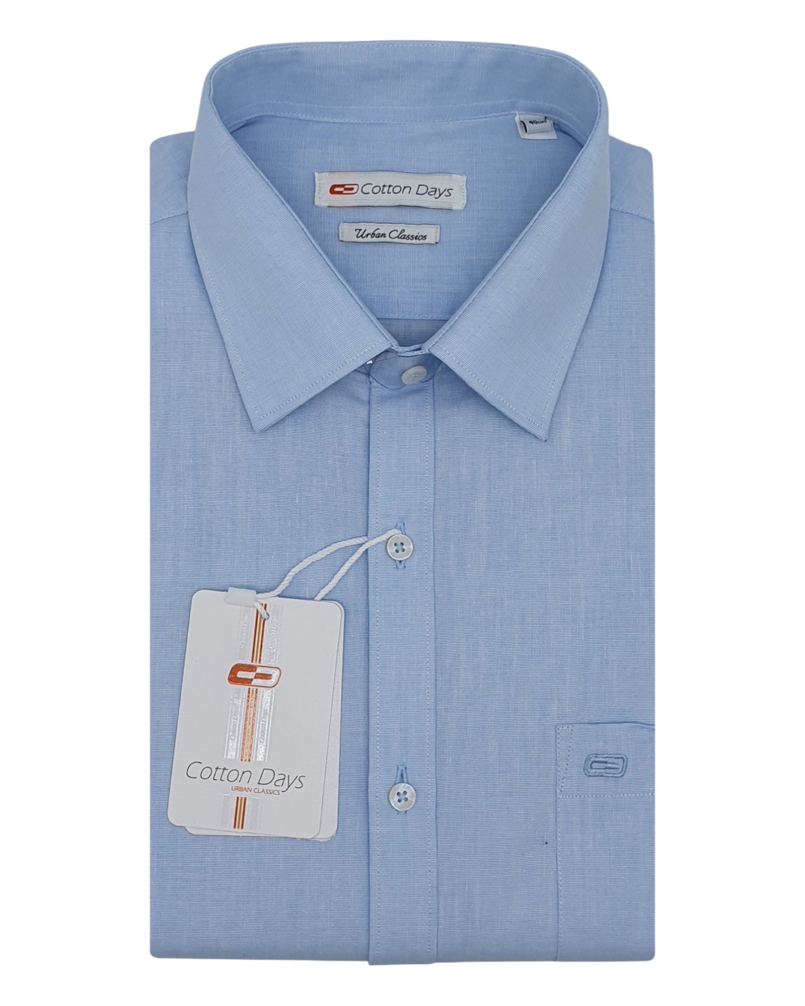 Mens long sleeve pocket cotton formal casual office  wear plain light color shirts