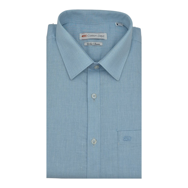 Mens long sleeve pocket cotton formal casual office  wear plain light color shirts