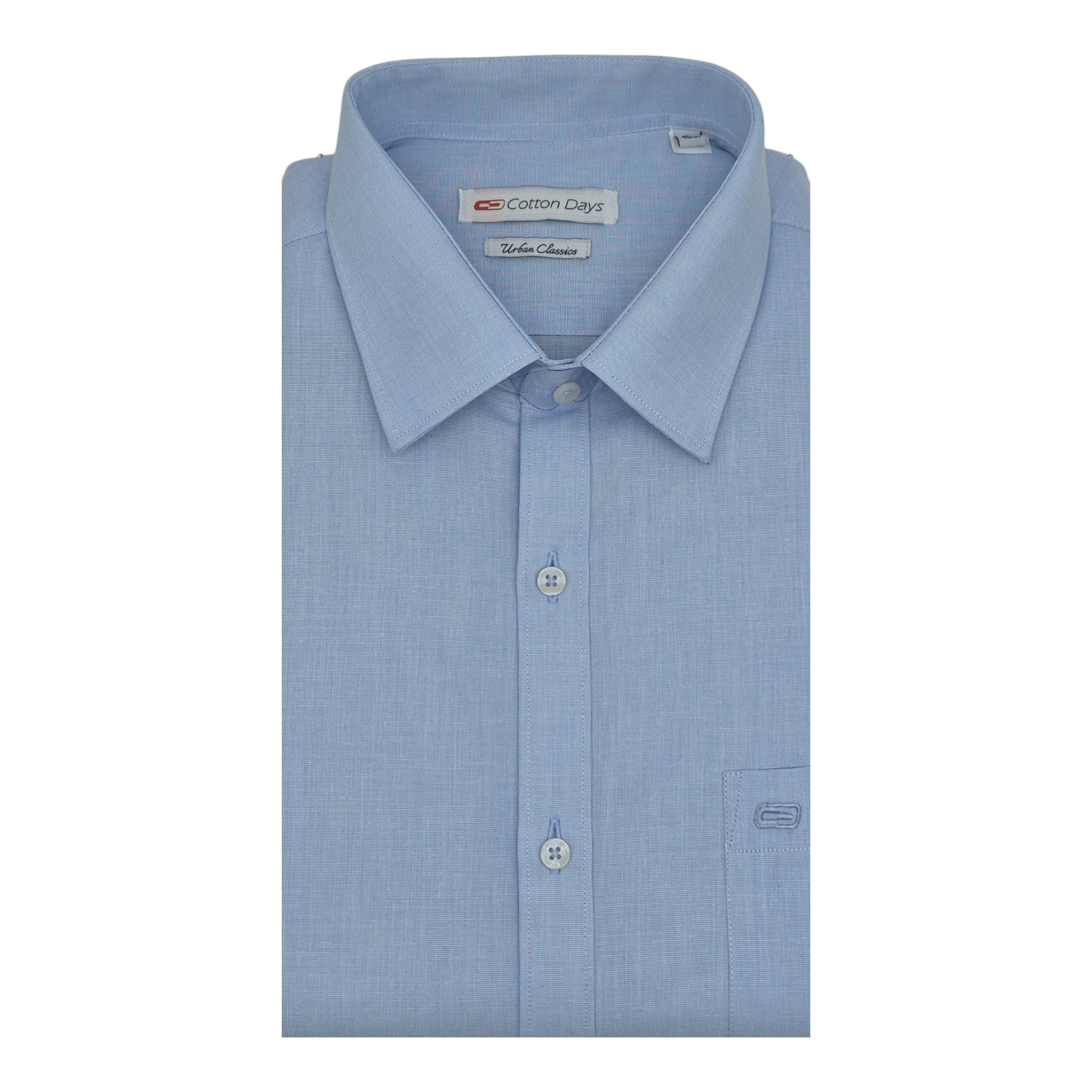 Mens long sleeve pocket cotton formal casual office  wear plain light color shirts