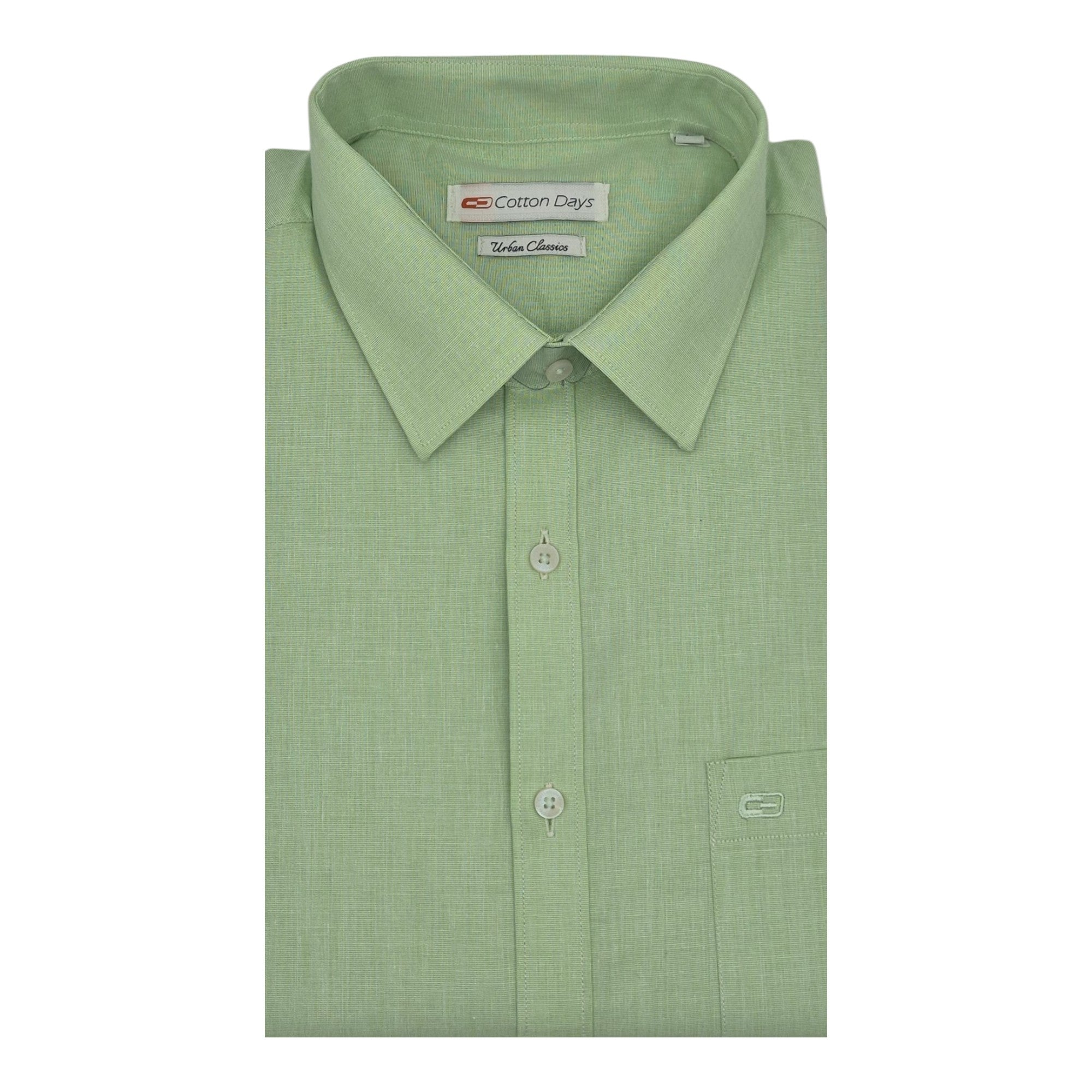 Mens long sleeve pocket cotton formal casual office  wear plain light color shirts