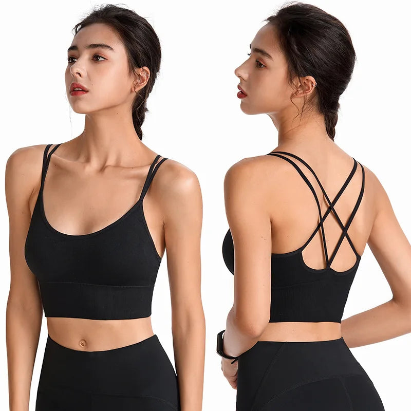 Women’s Sports Bra Padded Gym Comfort Supportive