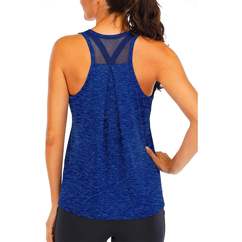 Women’s Gym Top Tank Top Sleeveless Breathable Athletic