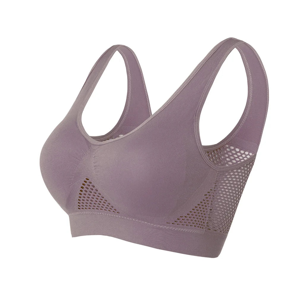 Women’s Sports Bra Push Up Seamless Padded Gym