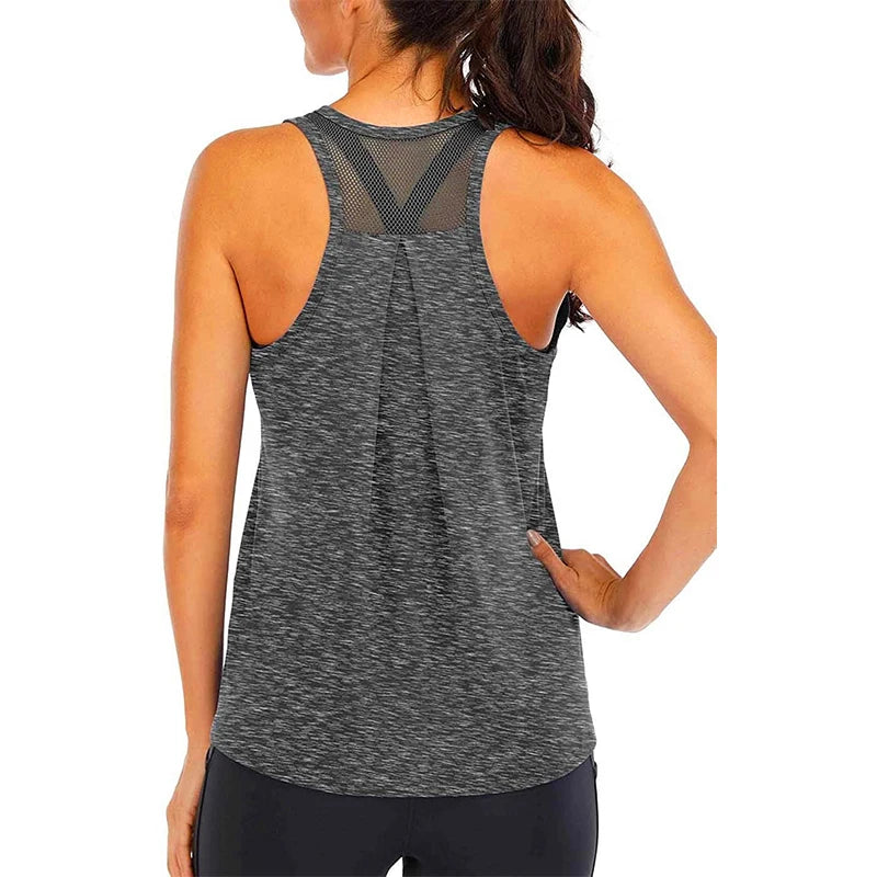 Women’s Gym Top Tank Top Sleeveless Breathable Athletic