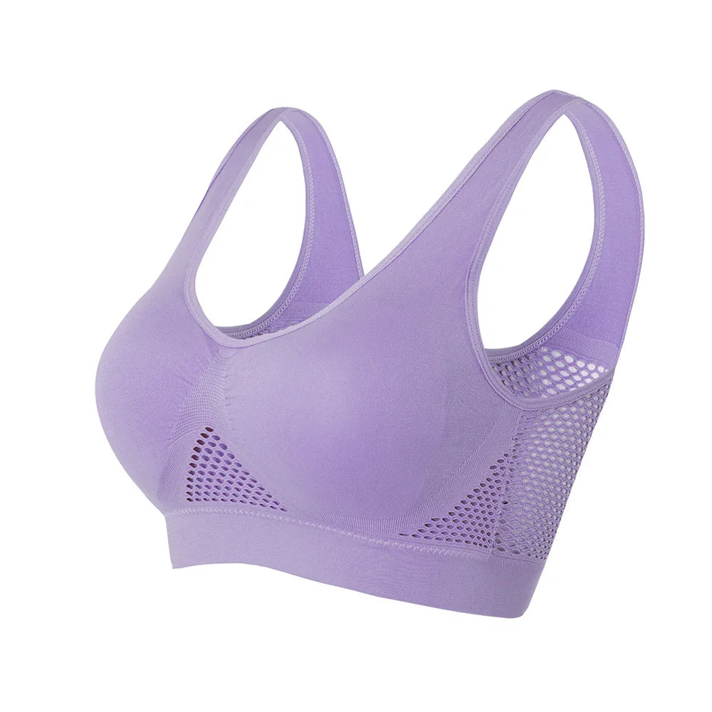Women’s Sports Bra Push Up Seamless Padded Gym