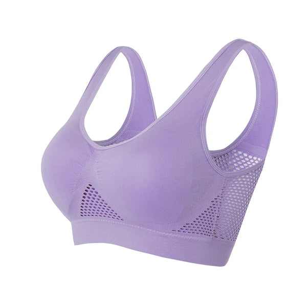 Women’s Sports Bra Push Up Seamless Padded Gym