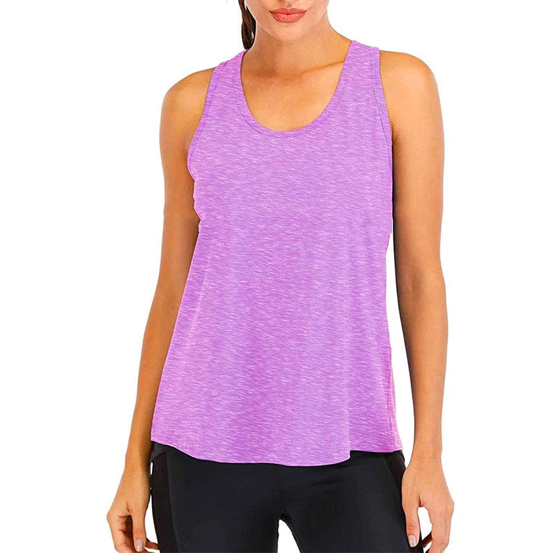 Women’s Gym Top Tank Top Sleeveless Breathable Athletic