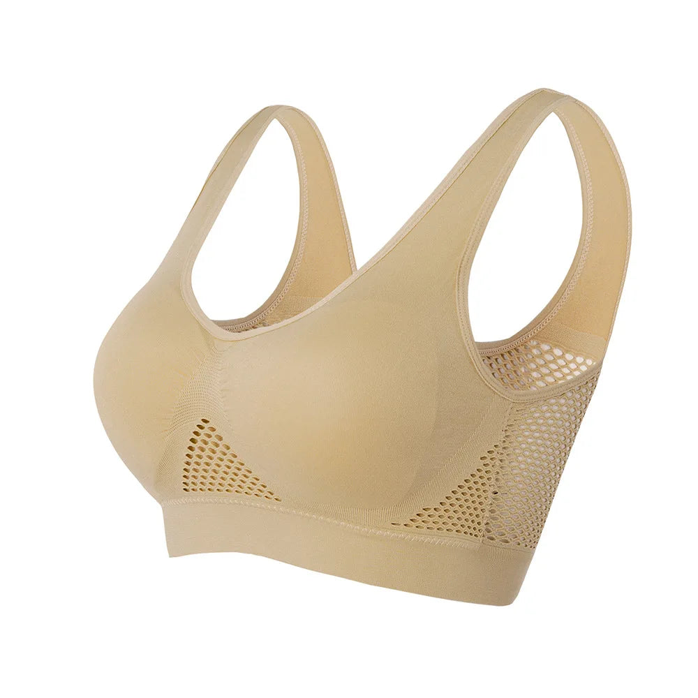 Women’s Sports Bra Push Up Seamless Padded Gym