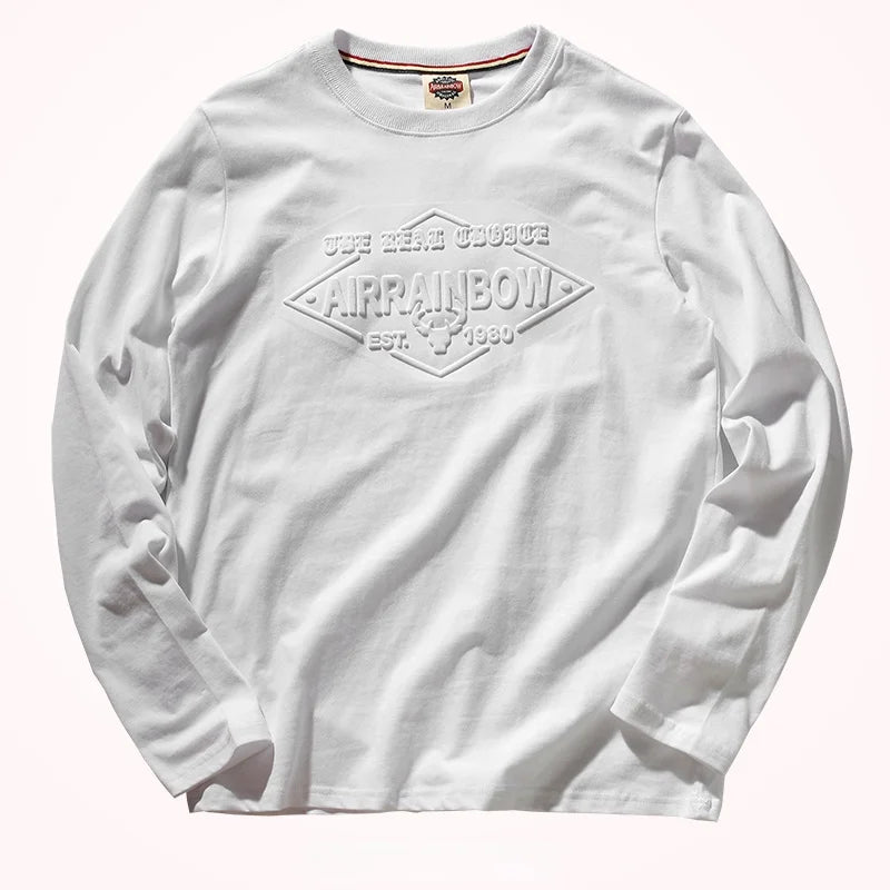 Men’s T-Shirt Long Sleeve Cotton Cotton Comfort Fit