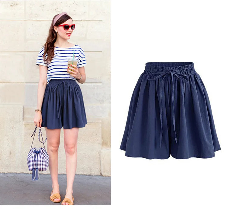 Women’s Shorts High Waist Summer Loose Fit