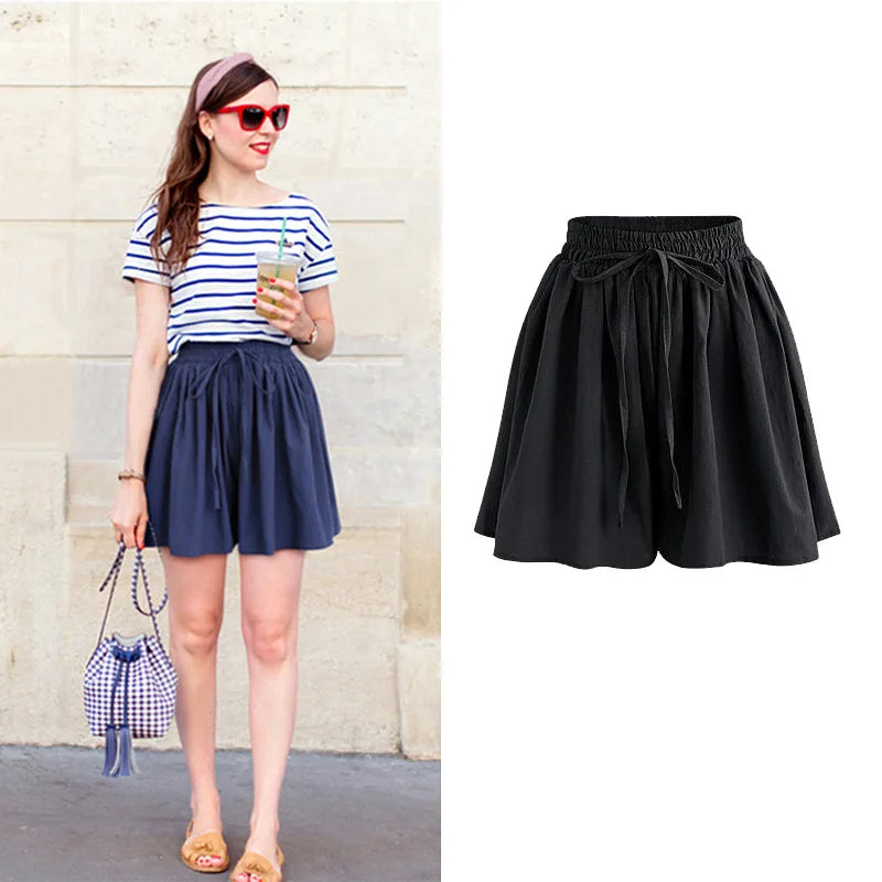 Women’s Shorts High Waist Summer Loose Fit