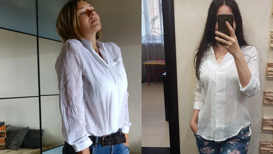 Women’s Top Blouse Long Sleeve Linen Summer