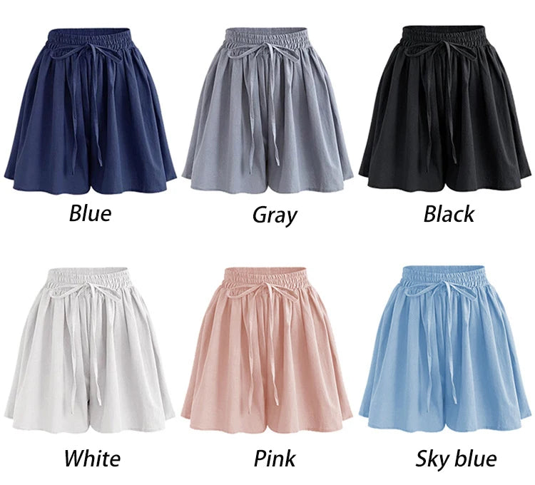 Women’s Shorts High Waist Summer Loose Fit
