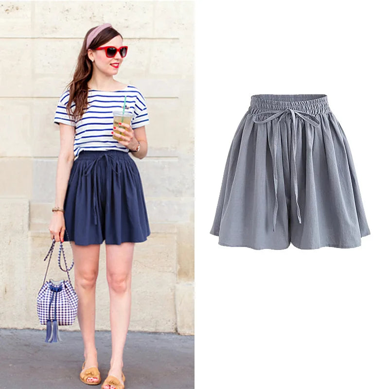 Women’s Shorts High Waist Summer Loose Fit