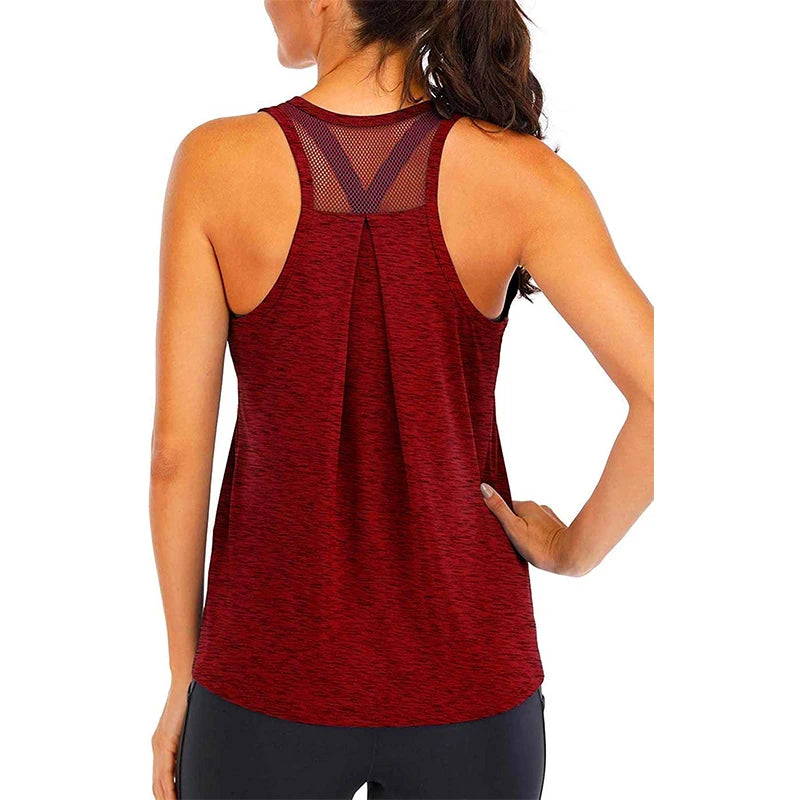 Women’s Gym Top Tank Top Sleeveless Breathable Athletic