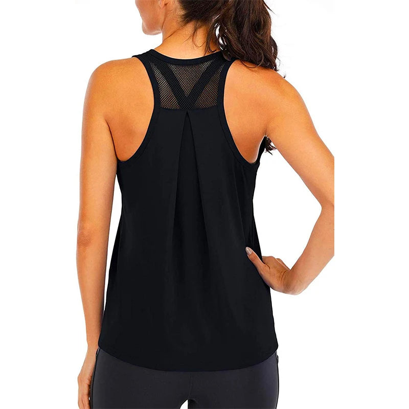 Women’s Gym Top Tank Top Sleeveless Breathable Athletic
