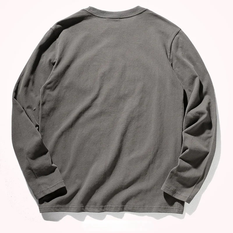 Men’s T-Shirt Long Sleeve Cotton Cotton Comfort Fit