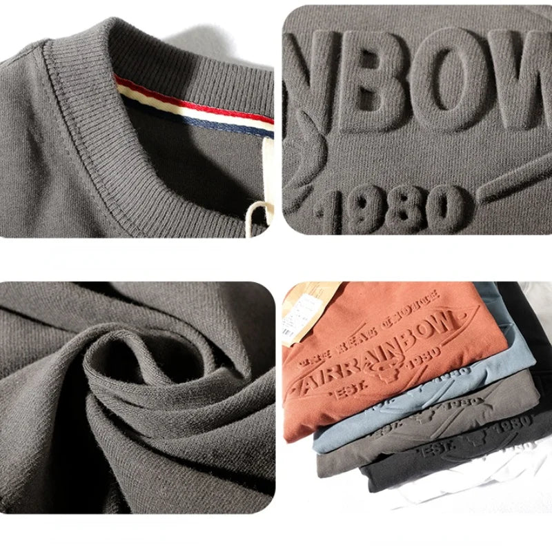Men’s T-Shirt Long Sleeve Cotton Cotton Comfort Fit