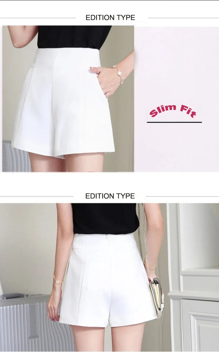 Women’s Shorts High Waist Casual Summer Loose Fit