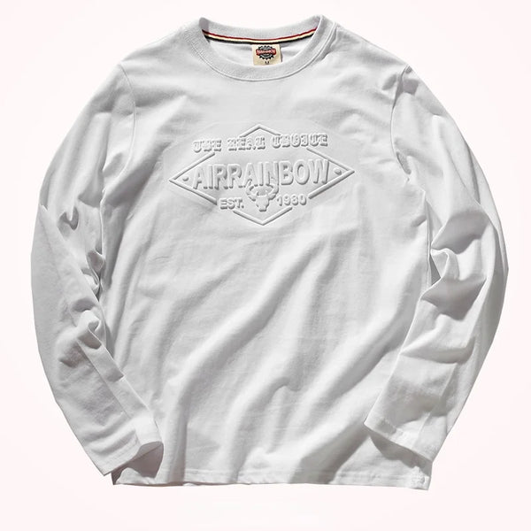 Men’s T-Shirt Long Sleeve Cotton Cotton Comfort Fit