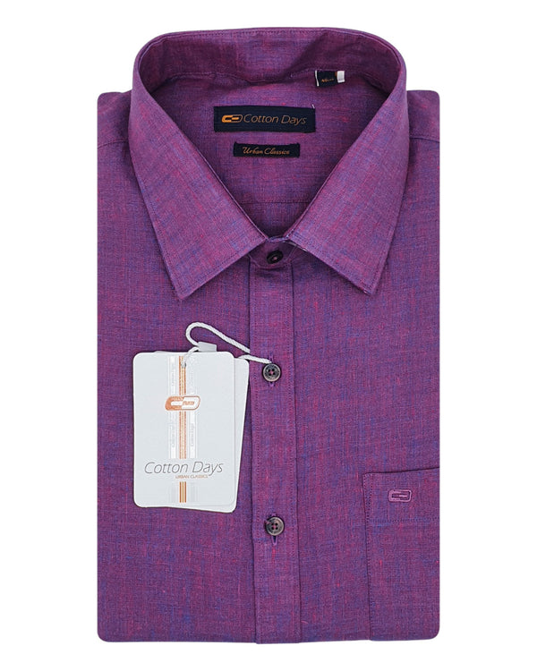 Mens long sleeve pocket cotton formal casual office ceremonial wear plain lilen colours shirts