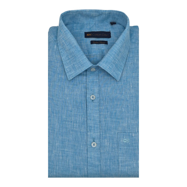 Mens long sleeve pocket cotton formal casual office ceremonial wear plain lilen colours shirts