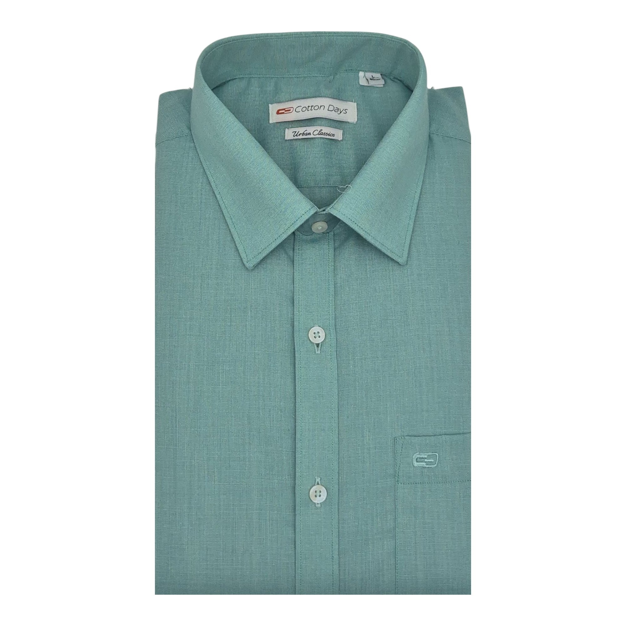 Mens long sleeve pocket cotton formal casual office ceremonial wear plain light colours shirts