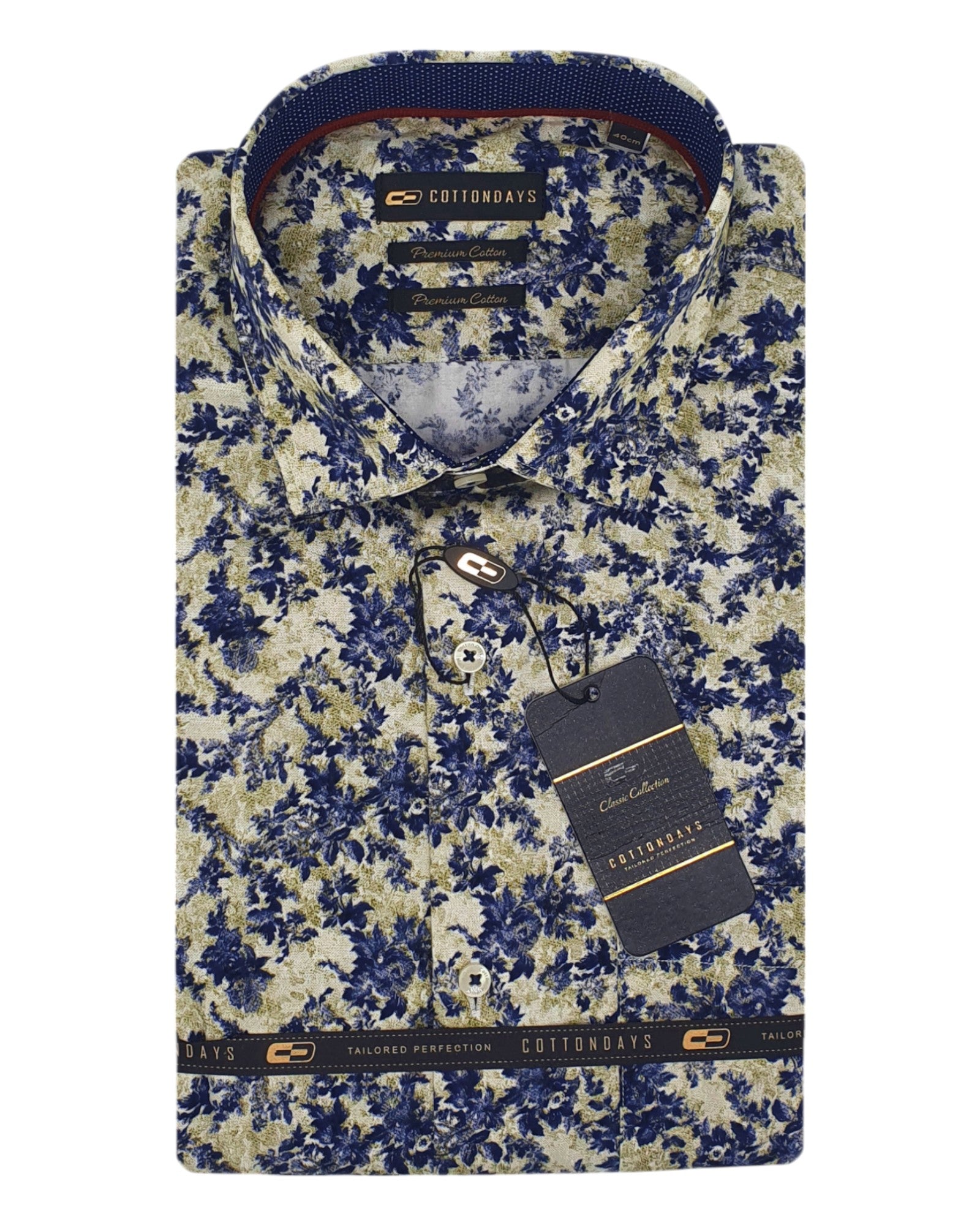 Mens long sleeve pocket cotton party casual ceremonial wear floral print colours shirts