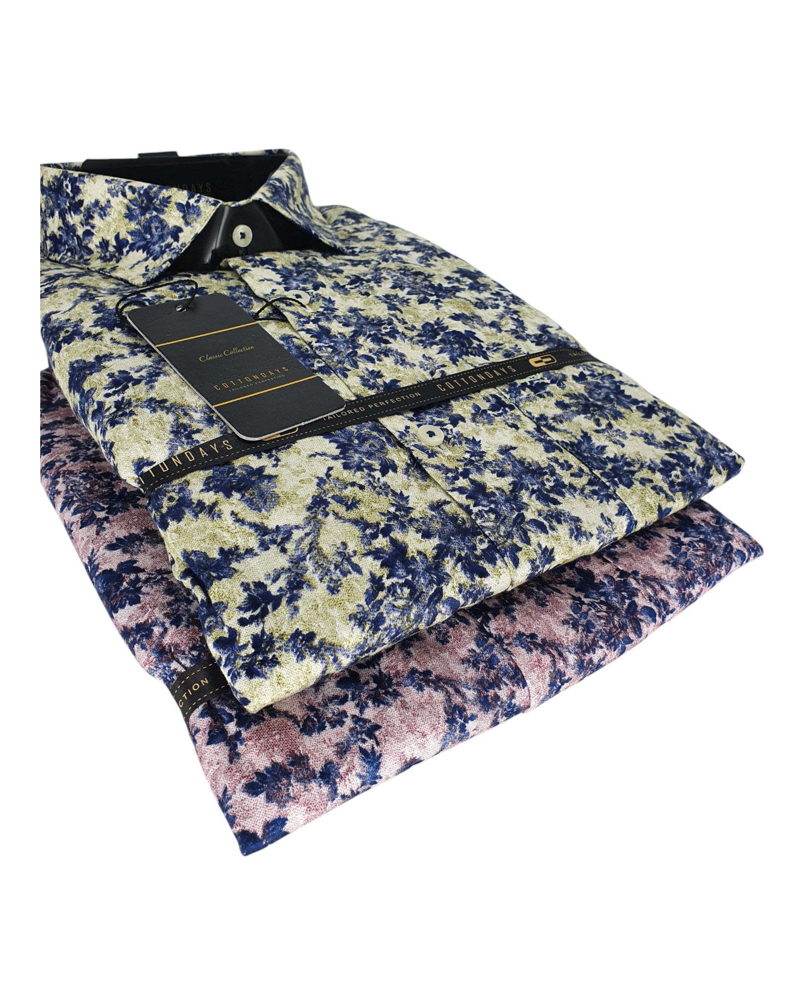 Mens long sleeve pocket cotton party casual ceremonial wear floral print colours shirts