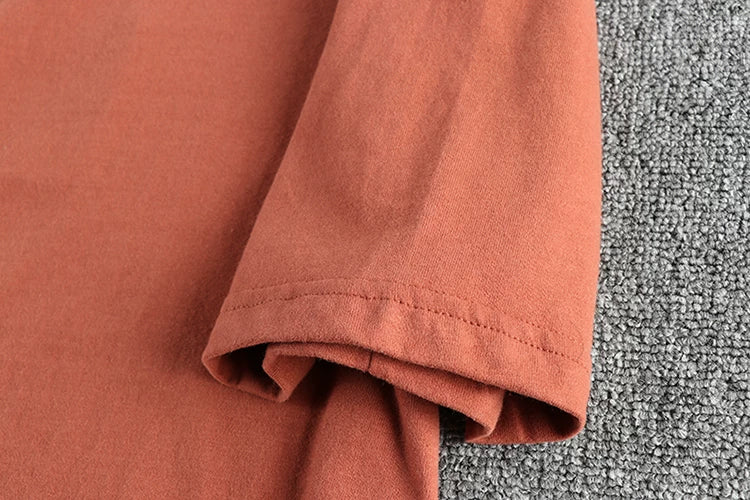 Men’s T-Shirt Short Sleeve Cotton Casual Solid Color