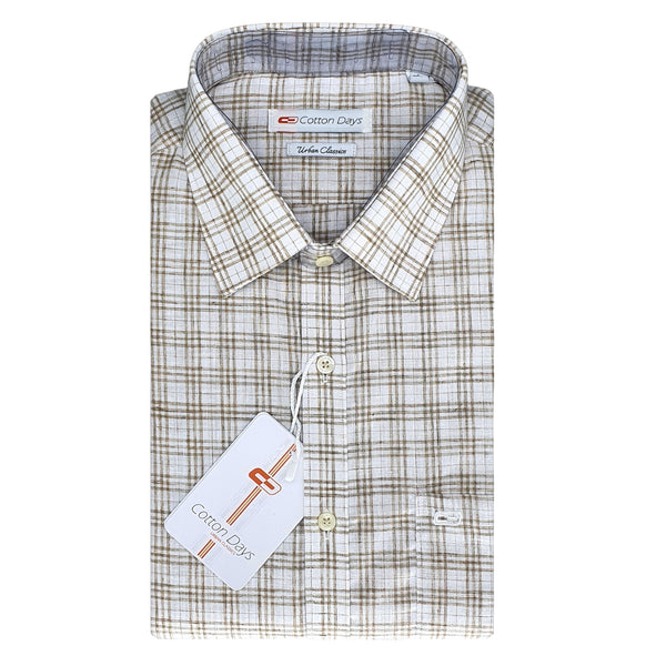 Mens long sleeve pocket cotton party casual office wear checks lihgt colours shirts