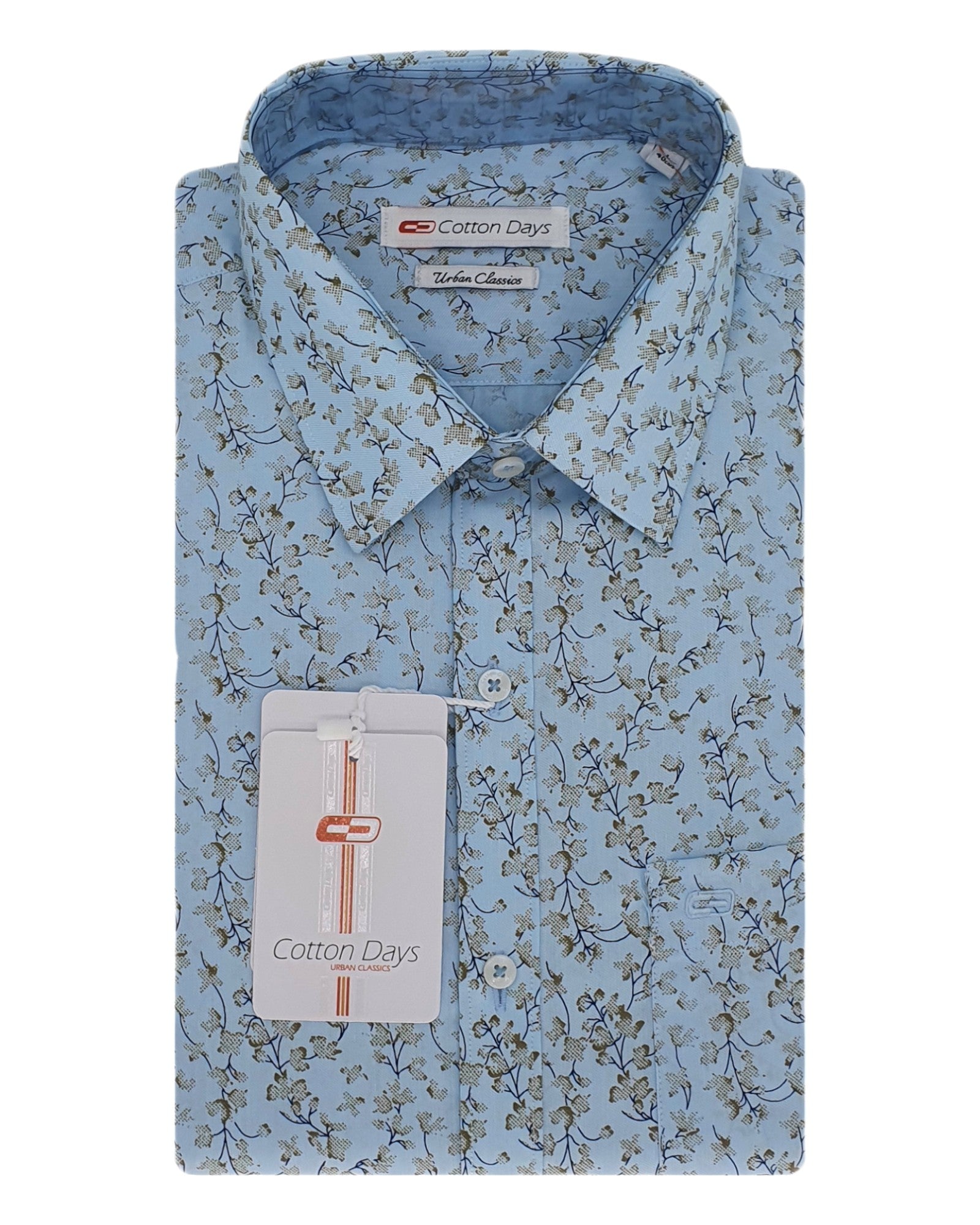 Mens long sleeve pocket cotton party casual ceremonial wear floral print colours shirts