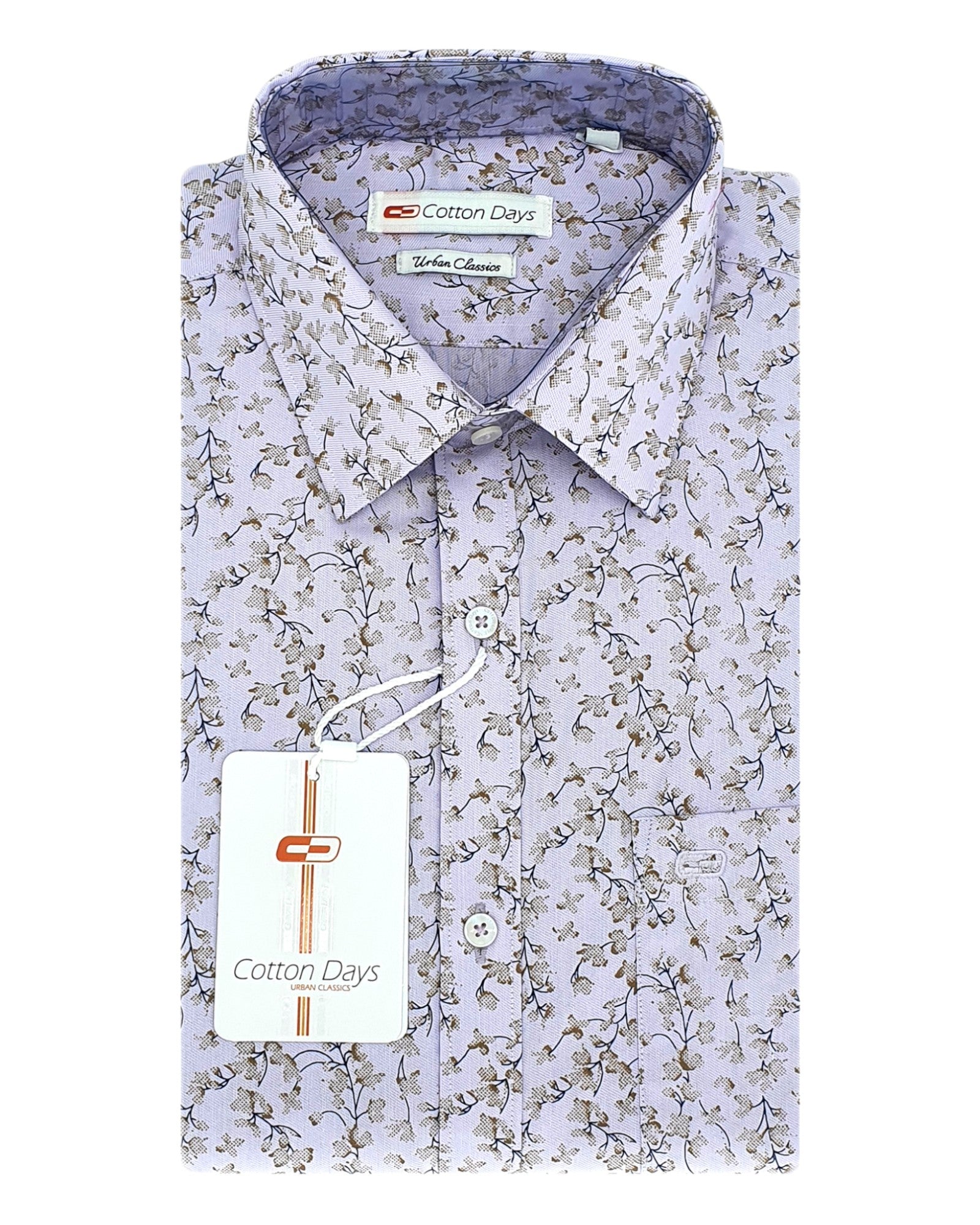 Mens long sleeve pocket cotton party casual ceremonial wear floral print colours shirts