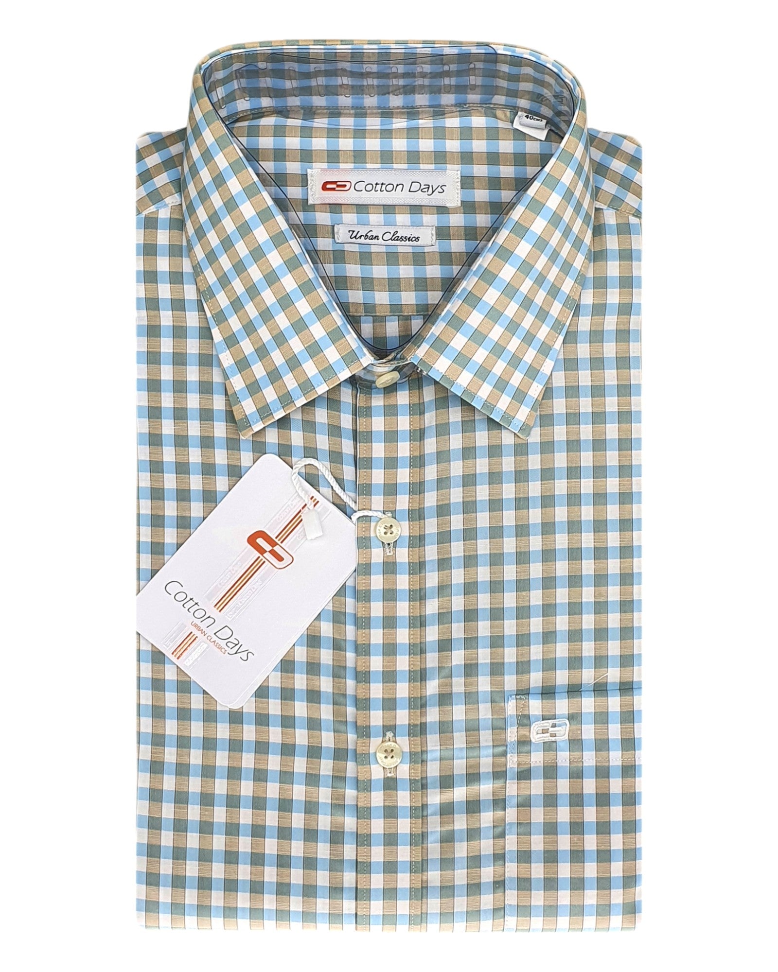 Mens long sleeve pocket cotton party casual ceremonial wear checks lihgt colours shirts